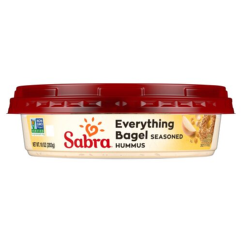 Sabra Everything Bagel Seasoned Hummus, 10 oz