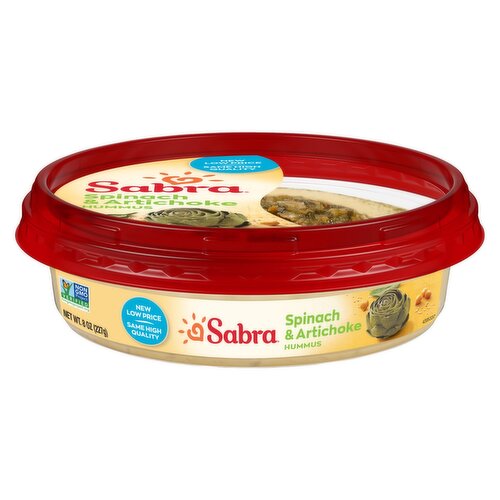 Sabra Hummus Spinach Artichoke, 8 Oz