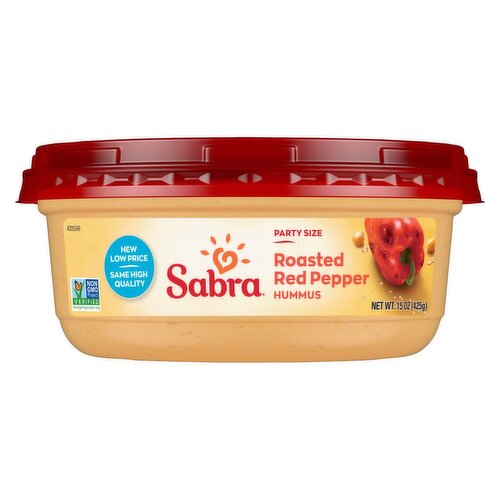 Sabra Hummus Roasted Red Pepper 15 Oz