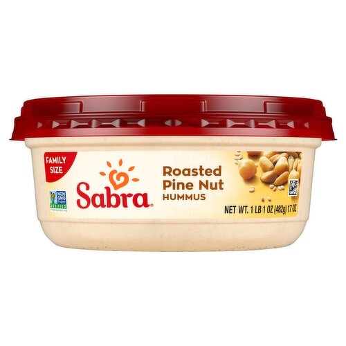 Sabra Roasted Pine Nut Hummus Family Size, 17 oz