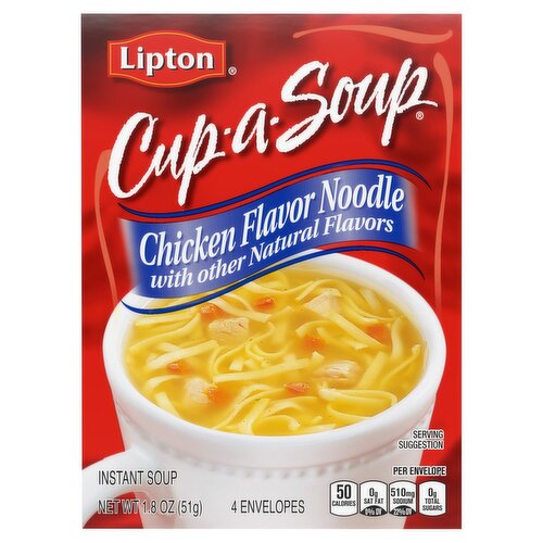 Lipton Cup-a-Soup Instant Soup, 4 count, 1.8 oz