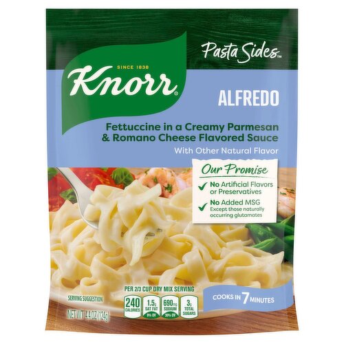 Knorr Pasta Sides Alfredo Fettuccine 4.4 oz