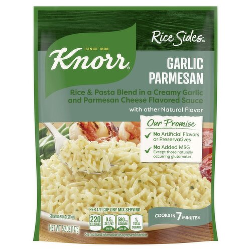 Knorr Rice Sides Garlic Parmesan 5.2 oz