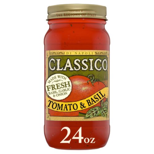 Classico Tomato & Basil Pasta Sauce, 24 oz