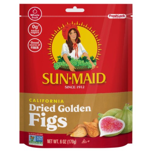 Sun-Maid California Dried Golden Figs, 6 oz