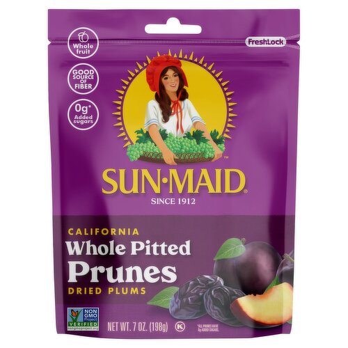 Sun-Maid California Whole Pitted Prunes, 7 oz