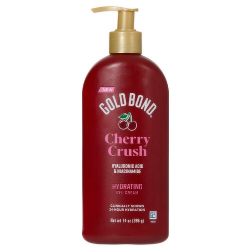 Gold Bond Cherry Crush Hydrating Gel Cream, 14 oz