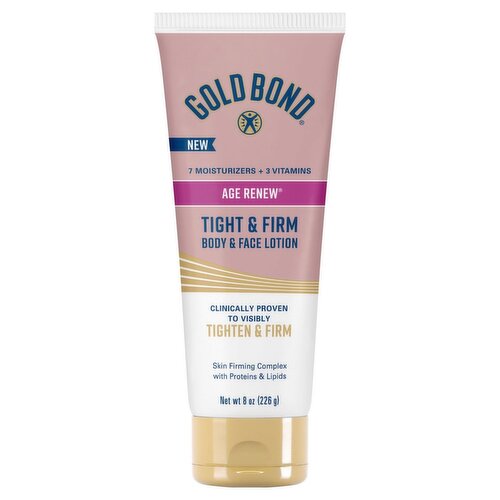 Gold Bond Age Renew Tight & Firm Body & Face Lotion, 8 oz