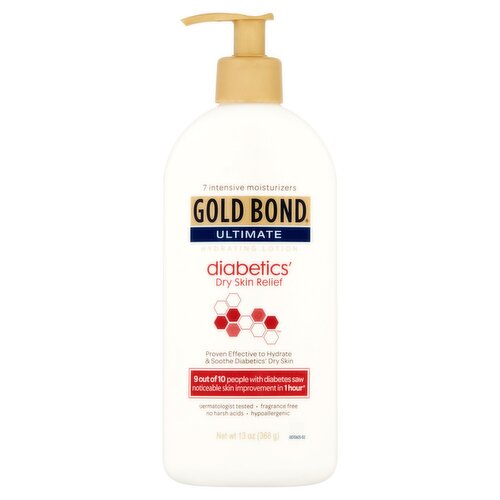 Gold Bond Ultimate Diabetics' Dry Skin Relief Hydrating Lotion, 13 oz