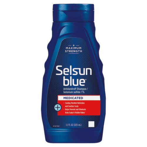 Selsun blue Medicated Max Strength Antidandruff Shampoo, 11 fl oz