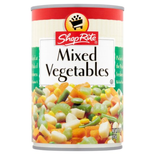 ShopRite Mixed Vegetables, 15 oz