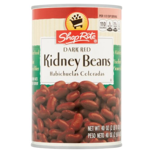 ShopRite Dark Red Kidney Beans, 40 oz