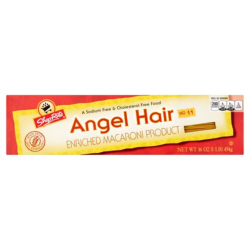 ShopRite Angel Hair No. 11 Pasta, 16 oz