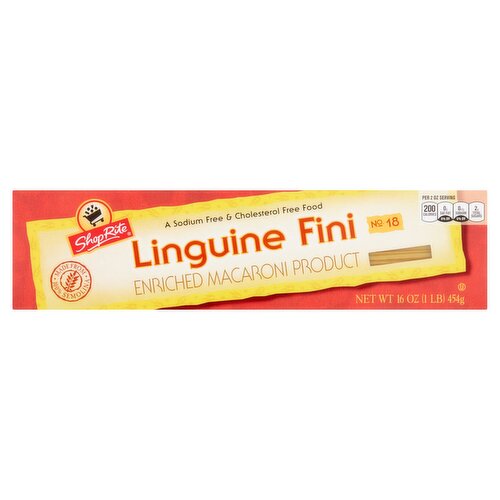 ShopRite Linguine Fini No. 18 Pasta, 16 oz