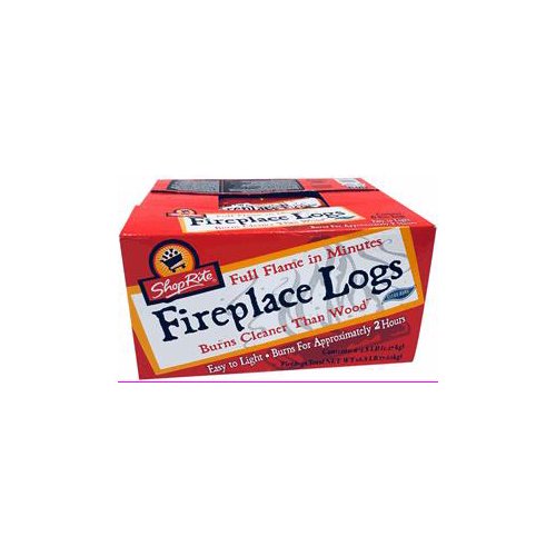 ShopRite 2-Hour Fireplace Logs - 6 Pack, 16.8 pound