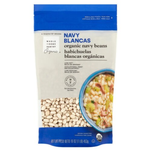 Wholesome Pantry Organic Navy Beans, 16 oz