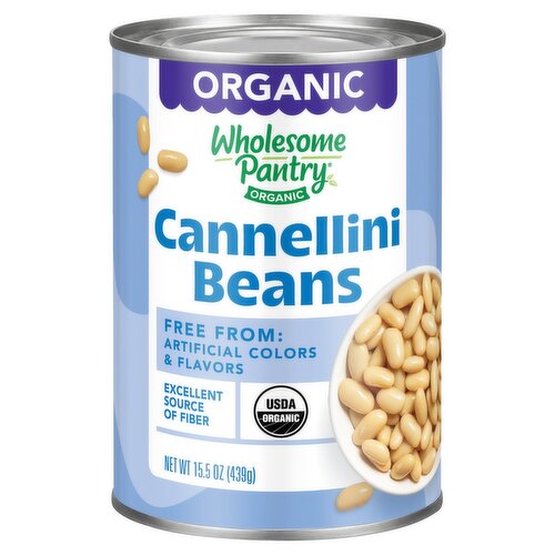 Wholesome Pantry Organic Cannellini Beans, 15.5 oz