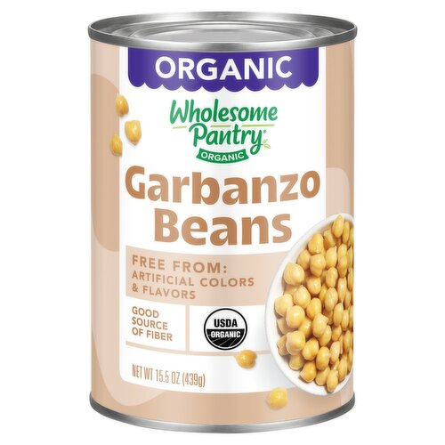 Wholesome Pantry Organic Garbanzo Beans, 15.5 oz