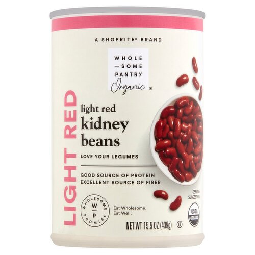 Wholesome Pantry Organic Light Red Kidney Beans, 15.5 oz