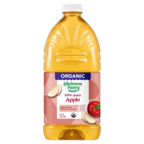 Wholesome Pantry Organic Apple 100% Juice, 64 fl oz
