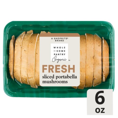 Wholesome Pantry Organic Fresh Sliced Portabella Mushrooms, 6 oz