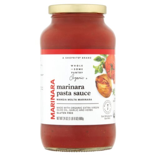 Wholesome Pantry Organic Marinara Pasta Sauce, 24 oz