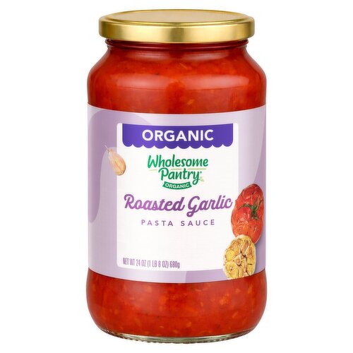 Wholesome Pantry Organic Roasted Garlic Pasta Sauce, 24 oz