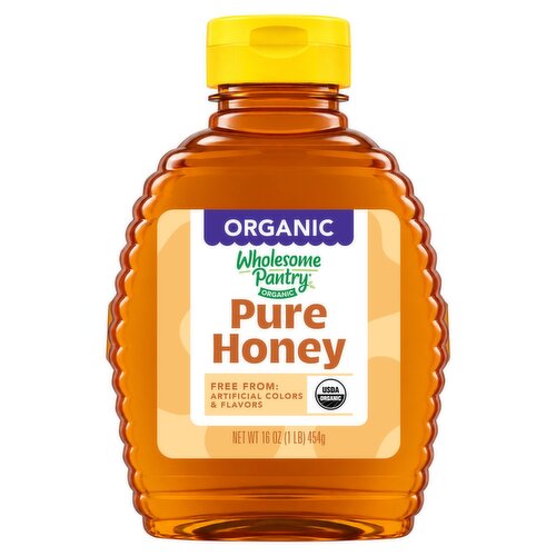 Wholesome Pantry Organic Pure Honey, 16 oz