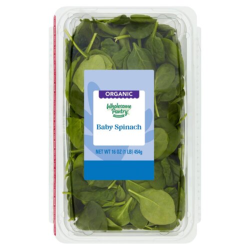 Wholesome Pantry Organic Baby Spinach, 16 oz