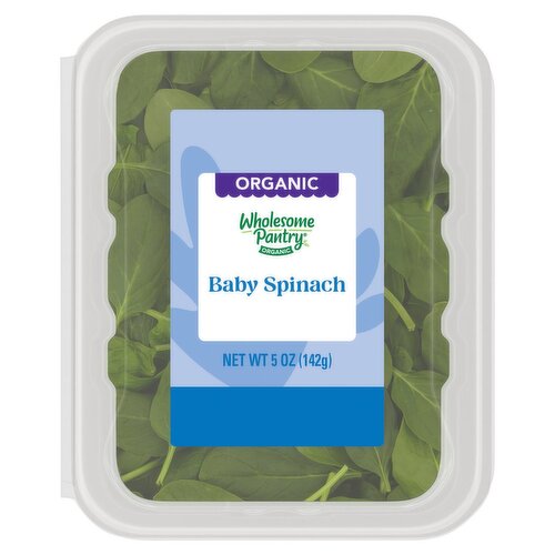 Wholesome Pantry Organic Baby Spinach, 5 oz
