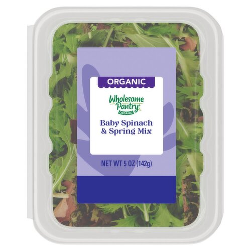 Wholesome Pantry Organic Baby Spinach & Spring Mix, 5 oz