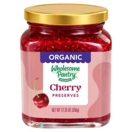 Wholesome Pantry Organic Cherry Preserves, 12.35 oz