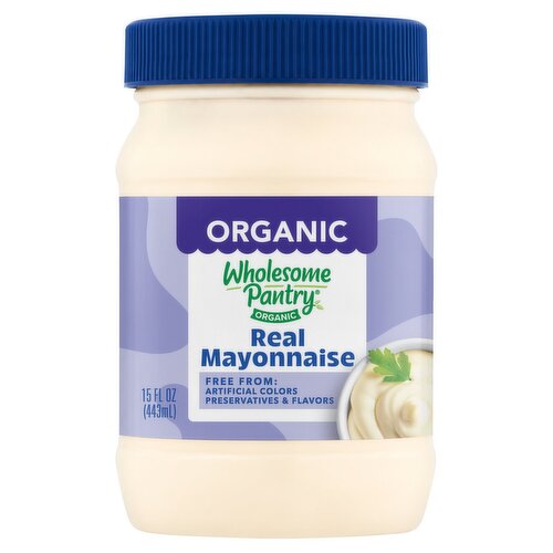 Wholesome Pantry Organic Real Mayonnaise, 15 fl oz