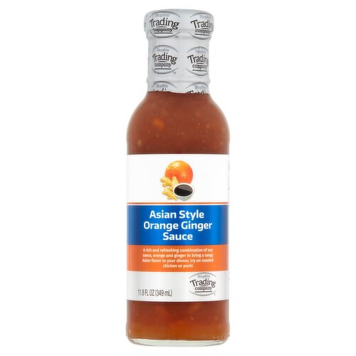 ShopRite Trading Company Asian Style Orange Ginger Sauce, 11.8 fl oz