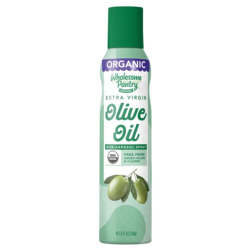 Wholesome Pantry Organic Extra Virgin Non-Aerosol Spray Olive Oil, 5 fl oz
