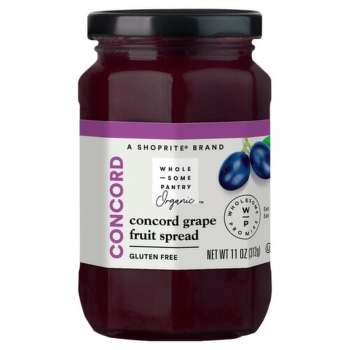 Wholesome Pantry Organic Concord Grape Fruit Spread, 11 oz