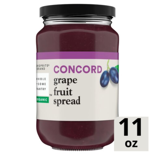 Wholesome Pantry Organic Concord Grape Fruit Spread, 11 oz