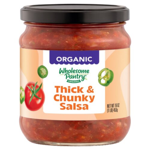 Wholesome Pantry Organic Medium Thick & Chunky Salsa, 16 oz