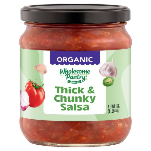 Wholesome Pantry Organic Mild Thick & Chunky Salsa, 16 oz