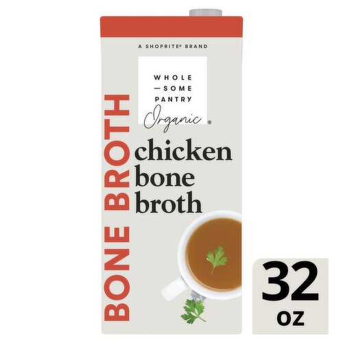 Wholesome Pantry Organic Chicken Bone Broth, 32 oz