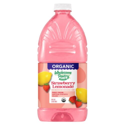Wholesome Pantry Organic Strawberry Lemonade, 64 fl oz