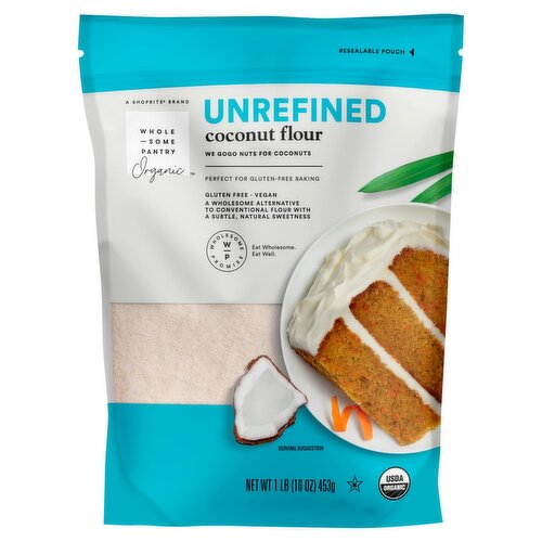 Wholesome Pantry Organic Unrefined Coconut Flour, 1 lb