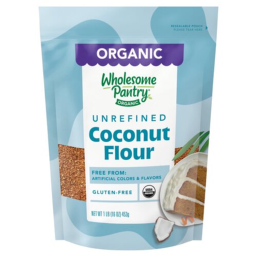Wholesome Pantry Organic Unrefined Coconut Flour, 1 lb