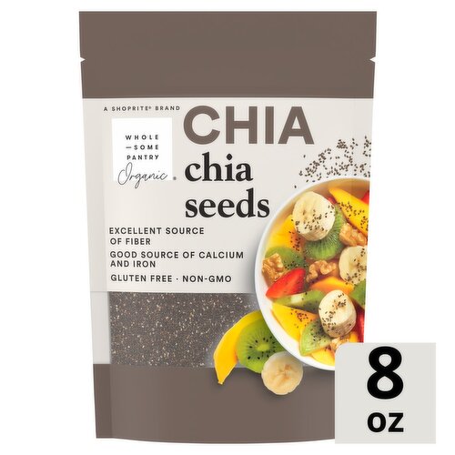 Wholesome Pantry Organic Chia Seeds, 8 oz