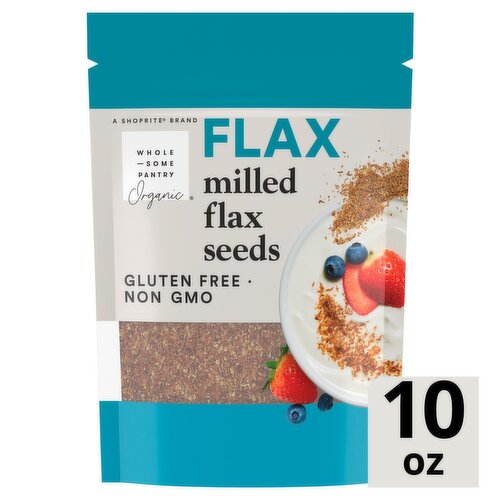 Wholesome Pantry Organic Milled Flax Seeds, 10 oz