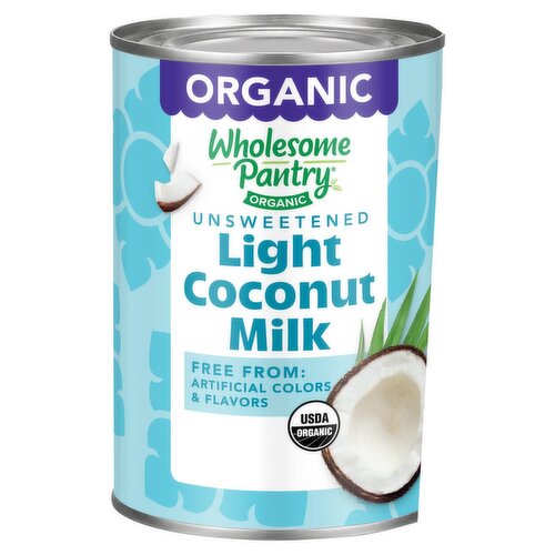 Wholesome Pantry Organic Unsweetened Light Coconut Milk, 13.5 fl oz