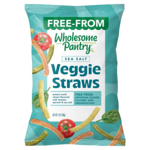 Wholesome Pantry Sea Salt Veggie Straws, 7 oz