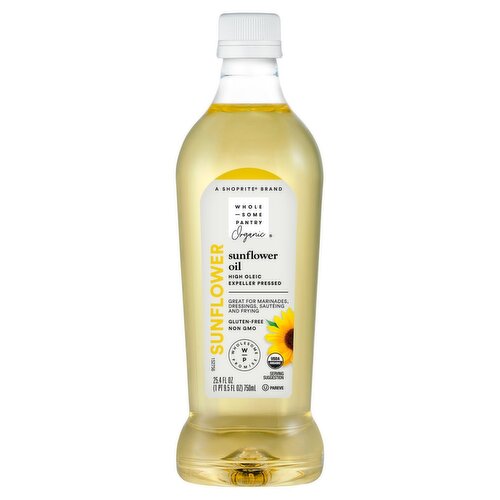 Wholesome Pantry Organic Sunflower Oil, 25.4 fl oz