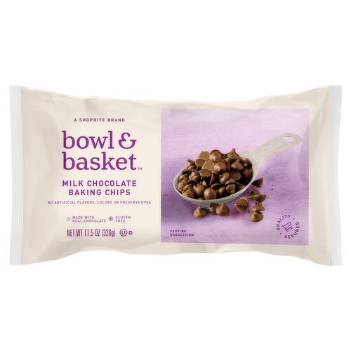 Bowl & Basket Milk Chocolate Baking Chips, 11.5 oz