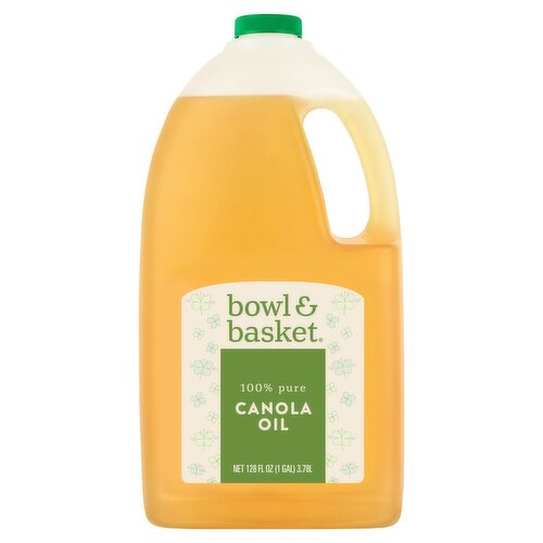 Bowl & Basket 100% Pure Canola Oil, 128 fl oz